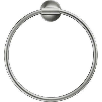 Duravit Starck T Handdoekring - diameter 21cm - geborsteld RVS