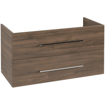 Villeroy & Boch Avento Wastafelonderkast - 2 uittrekladen - 976x514x484mm - Arizona Oak (hout)