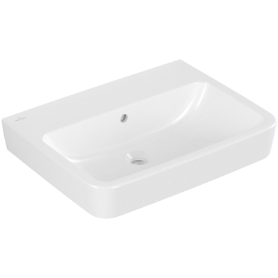 Villeroy & boch o.novo lavabo 60x46x17.5cm rectangle avec trou de trop plein blanc alpin gloss ceramic+