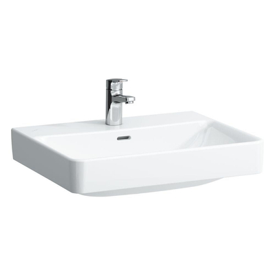 Laufen Pro s Lavabo 60x46cm 1 trou de robinet avec trop-plein avec LCC Blanc