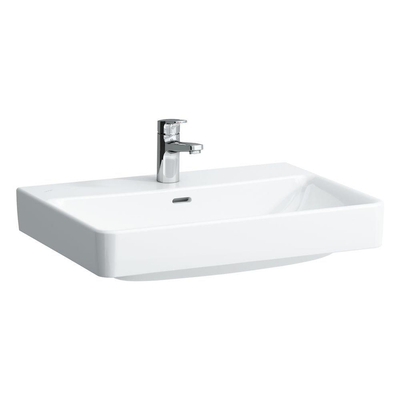 Laufen Pro s Lavabo 65x46cm 1 trou de robinet avec trop-plein avec LCC Blanc