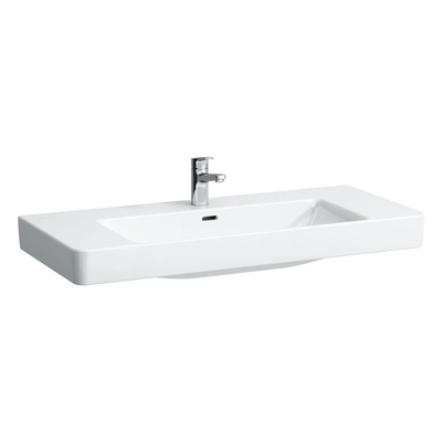 Laufen Pro s Lavabo pour meuble 105x46x17.5cm avec trou de robinet et trop-plein avec LCC Blanc