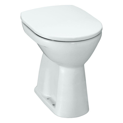 Laufen Pro WC au sol 47x36x45cm chasse plate évacuation AO. rehaussé 2 x 2 trous de vis céramique blanc