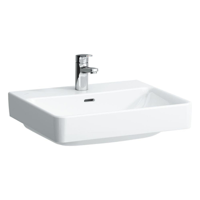 Laufen Pro s Lavabo 55x46cm 1 trou de robinet avec trop-plein avec LCC Blanc