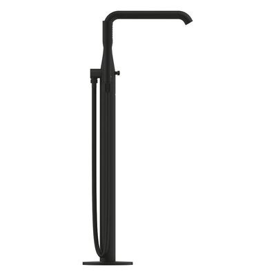 Grohe Essence vrijstaande badkraan - handdoucheset - phantom black (zwart)