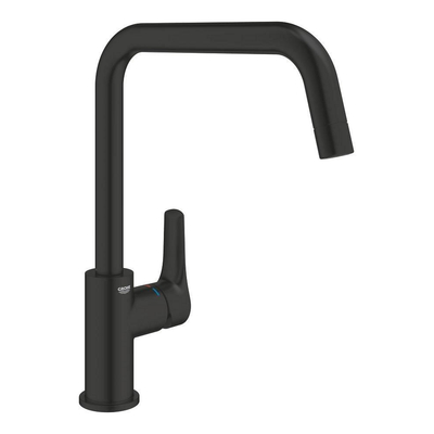 Grohe Eurosmart Keukenmengkraan - 22.8cm - hoge uitloop - matte black (mat zwart)