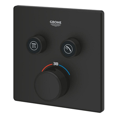 Grohe Grohtherm Smartcontrol Mitigeur douche - thermostatique - avec inverseur - phantom black