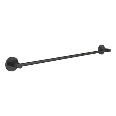 Grohe Essentials Handdoekhouder - 60cm - enkel - matte black (mat zwart)