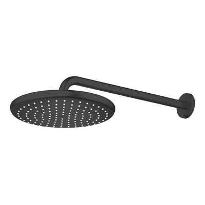GROHE Tempesta 250 Douche de tête - 25cm - 1 jet - bras mural 38cm - noir mat
