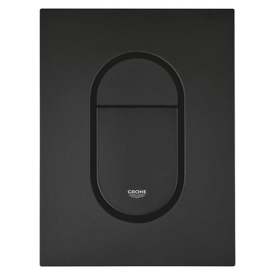 Grohe Arena Cosmopolitan Plaque de déclenchement - 13x17.2cm - DualFlush - Phantom black (Noir mat)