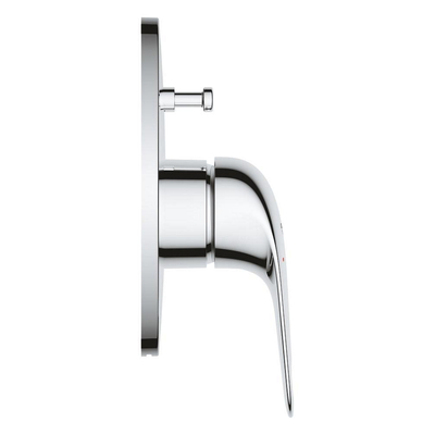 Grohe Euroeco Mitigeur baignoire - encastrable - avec levier - inverseur - rond - Chrome