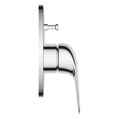 Grohe EuroPro Mitigeur baignoire - encastrable - avec levier - inverseur - rond - Chrome