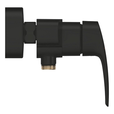 Grohe Eurosmart Douchemengkraan - met hendel - s-koppelingen - matte black (mat zwart)