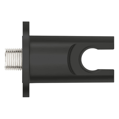 Grohe Tempesta Wandaansluitbocht - 1/2" - met houder - matte black (mat zwart)