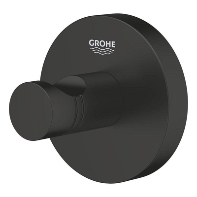 Grohe Essentials Handoekhaak - enkel - matte black (mat zwart)