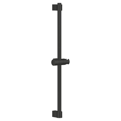 Grohe Tempesta Barre de douche réglable - 60cm - avec support - noir mat