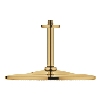 GROHE Rainshower Mono 310 Tête de douche - 31cm - 1 type de jet - bras de plafond 14,2cm - Cool Sunrise