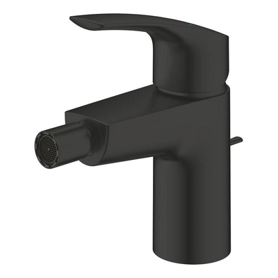 Grohe Eurosmart Bidetmengkraan - s-size - met trekwaste - matte black (mat zwart)
