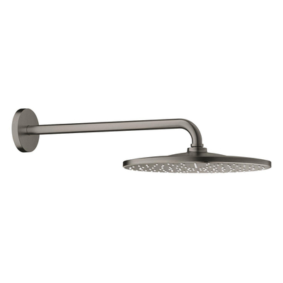 GROHE Rainshower Mono 310 Douche de tête - 31cm - 1 jet - bras mural 42,2cm - graphite dur brossé