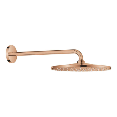 Grohe Rainshower Mono 310 Hoofddouche - 31cm - 1 straalsoort - wandarm 42.2cm - warm sunset (koper)