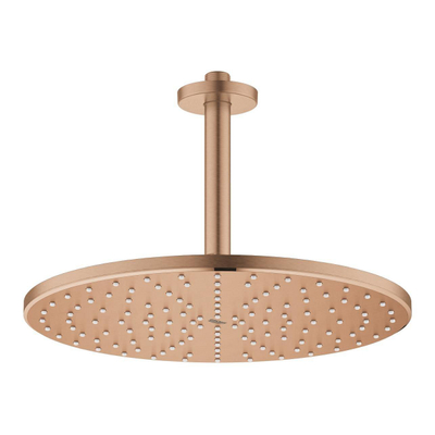 GROHE Rainshower 310 Pomme de douche - 31cm - 1 jet - bras de plafond 14,2cm - warm sunset brossé