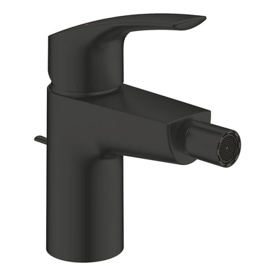 Grohe Eurosmart Bidetmengkraan - s-size - met trekwaste - matte black (mat zwart)