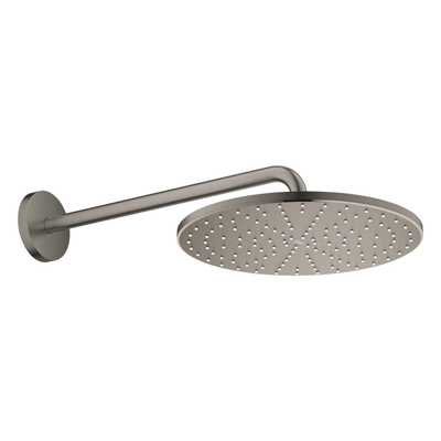 GROHE Rainshower Mono 310 Douche de tête - 31cm - 1 jet - bras mural 42,2cm - graphite dur brossé