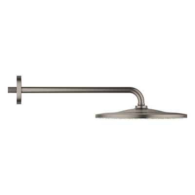 GROHE Rainshower Mono 310 Douche de tête - 31cm - 1 jet - bras mural 42,2cm - graphite dur brossé