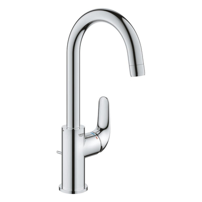 Grohe Swift QuickFix Wastafelkraan - l-size - met trekwaste - chroom -licht beschadigd- OUTLETSTORE