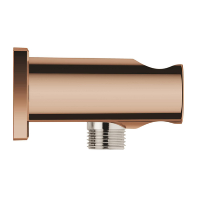 GROHE Rainshower Coude mural - 1/2" - avec support - rosace carrée - Warm sunset