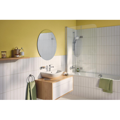 Grohe Euroeco Mitigeur lavabo - M size - avec tirette - Chrome