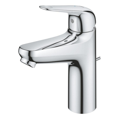 Grohe Euroeco Mitigeur lavabo - M size - avec tirette - Chrome