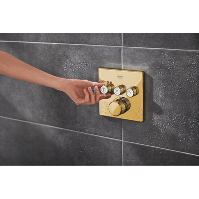Grohe Grohtherm SmartControl Mengkraan - afdekset - thermostaat - met 3x omstel - cool sunrise (goud)