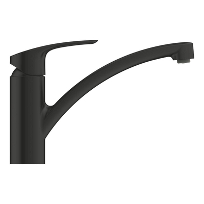 Grohe Eurosmart Keukenmengkraan - 22.7cm - draaibare uitloop - matte black (mat zwart)