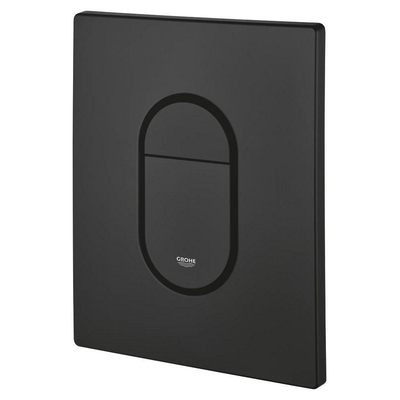 Grohe Arena Cosmopolitan Bedieningsplaat - 19.7x15.6cm - dualflush - phantom black (zwart)