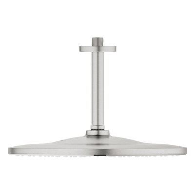 GROHE Rainshower Mono 310 Douche de tête - 31cm - 1 jet - bras de plafond 14,2cm - supersteel