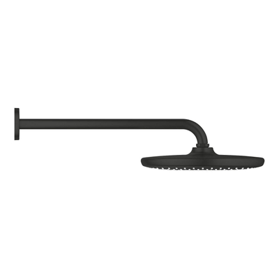 GROHE Tempesta 250 Douche de tête - 25cm - 1 jet - bras mural 38cm - noir mat