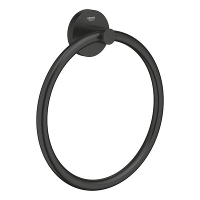 GROHE Essentials Handdoekring - 18cm - matte black