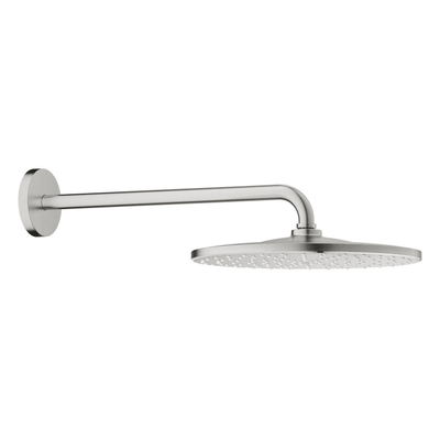 GROHE Rainshower Mono 310 Douche de tête - 31cm - 1 jet - bras mural 42.2cm - supersteel