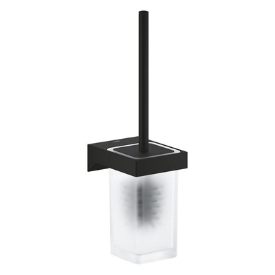 GROHE Selection Cube Toiletborstelset - 14x10x38cm - wandmontage - phantom black
