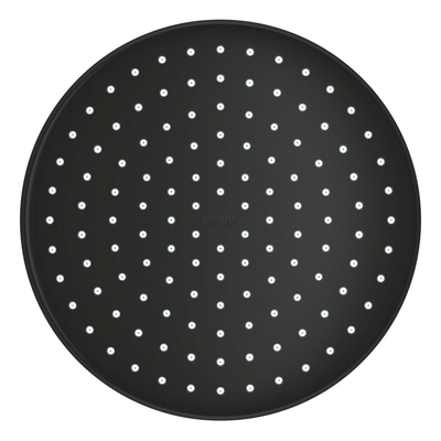 GROHE Tempesta 250 Douche de tête - 25cm - 1 jet - bras de plafond 14,2cm - noir mat