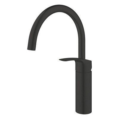 Grohe Eurosmart Keukenmengkraan - 18.3cm - hoge uitloop - matte black (mat zwart)