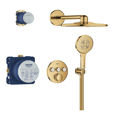 Grohe Grohtherm Smartcontrol Perfect Douche pluie - complète - Cool sunrise brillant (or)