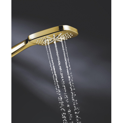 Grohe Rainshower SmartActive 130 Cube Handdouche - 13diameter - 3 straalsoorten - cool sunrise (goud)