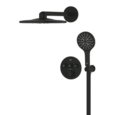 Grohe Grohtherm Smartcontrol Perfect Douche pluie - complète - phantom black