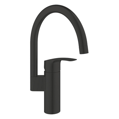 Grohe Eurosmart Mitigeur de cuisine - 18.3cm - bec rehaussé - Noir mat