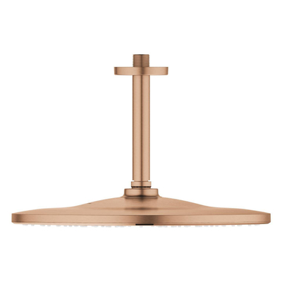 GROHE Rainshower 310 Pomme de douche - 31cm - 1 jet - bras de plafond 14,2cm - warm sunset brossé