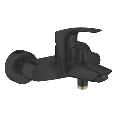 Grohe Eurosmart Badmengkraan - eengreeps - opbouw - matte black (mat zwart)