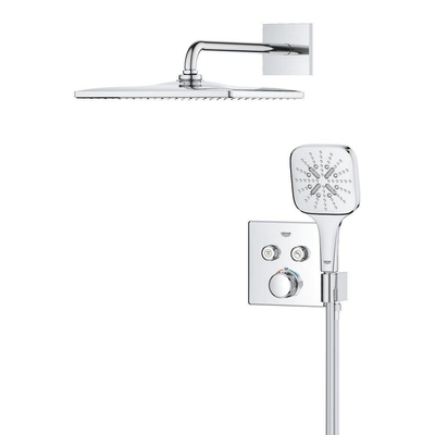 Grohe Grohtherm SmartControl Perfect Hoofddoucheset - inbouw thermostaat - 31cm - chroom