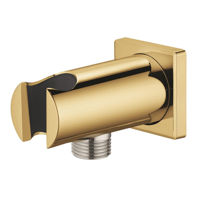 GROHE Rainshower Coude de raccordement mural - 1/2" - avec support - rosace carrée - Cool Sunrise